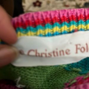 Christine Foley Colorful Sweater